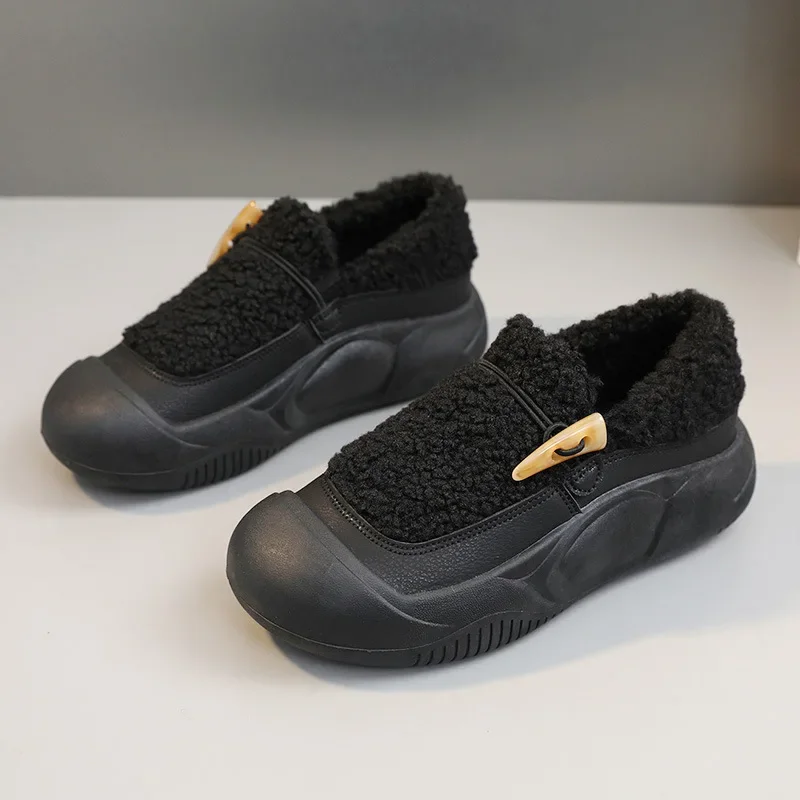 Chaussures confortables pour femmes en fourrure pour automne/hiver - image de produit 7