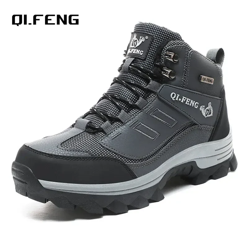Bottes de neige en cuir pour hommes: chaudes et imperméables - image de produit 2